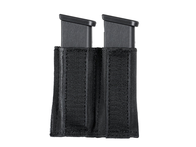Plate Carrier Double Pistol Magazine Insert - Black