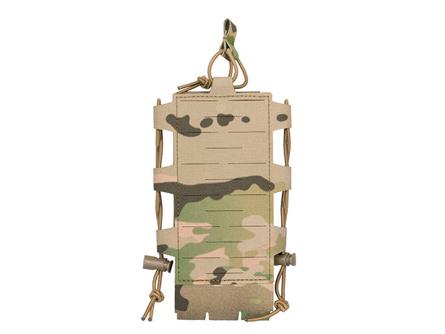 Laser Cut Adjustable Radio / Bottle Pouch with Shockcord - Multicamo