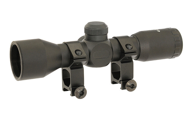 4X32 Compact Scope w/ Rings - Black