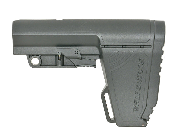 Adjustable Whale kolbe til AR-15/M4 - Sort