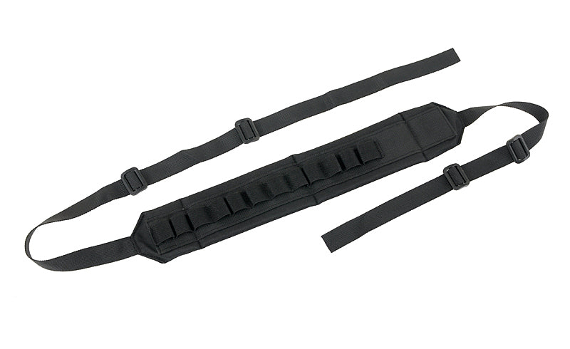 Tactical Shotgun Sling with 12rd Shellholder - Black