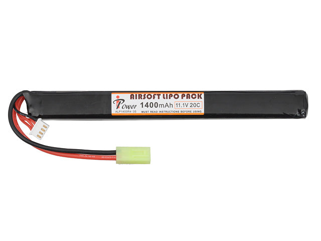 Batteri LiPo 1400mAh 11.1V 20C - Stick