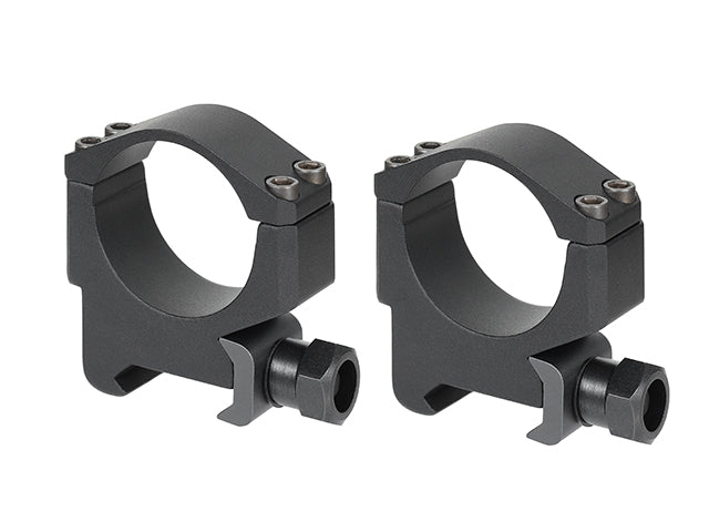 Low Profil 30mm Kikkertsigte Rings - Sort