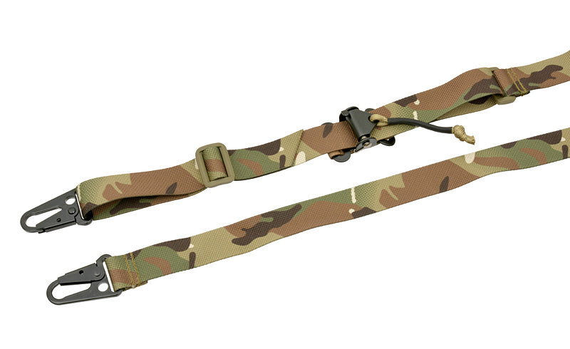 Two-point tactical sling with quick adjustment - Multicamo