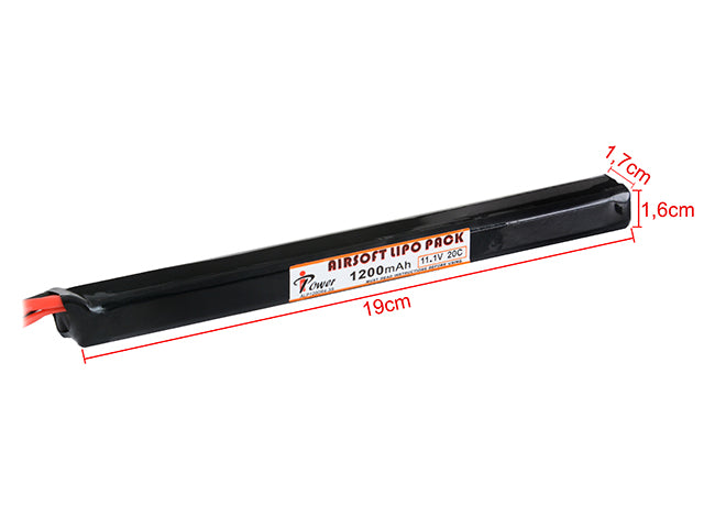 Batteri LiPo 1200mAh 11,1V 20C