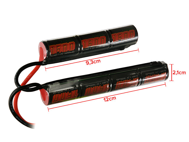 8,4V 1600mAh Ni-MH Crane Kolbe Type Batteri
