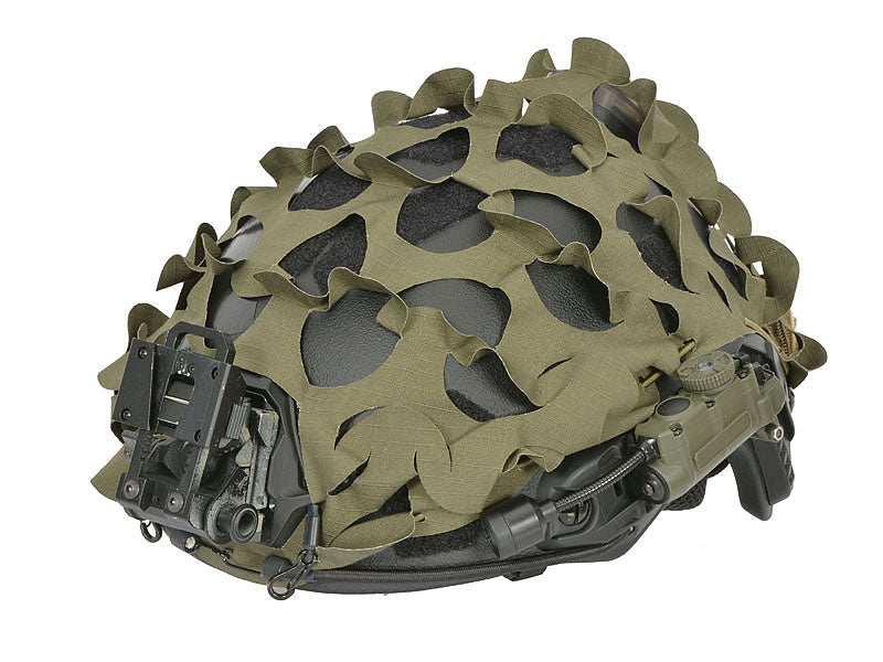 3D Laser-Cut Camouflage Cover for High-Cut Helmet