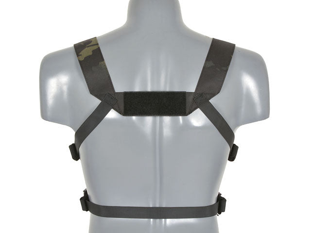 Chest Rig COMPACT - Buckle-up, MOLLE Laser Cut - Multicamo Black