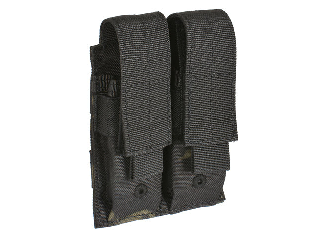 Double pouch for pistol magazines - Multicamo Black