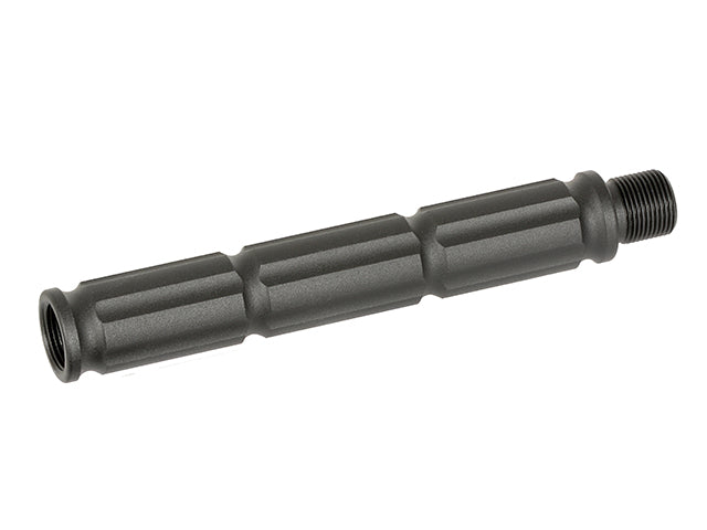 Outer barrel extension 116 mm - FINNED 14 mm CCW
