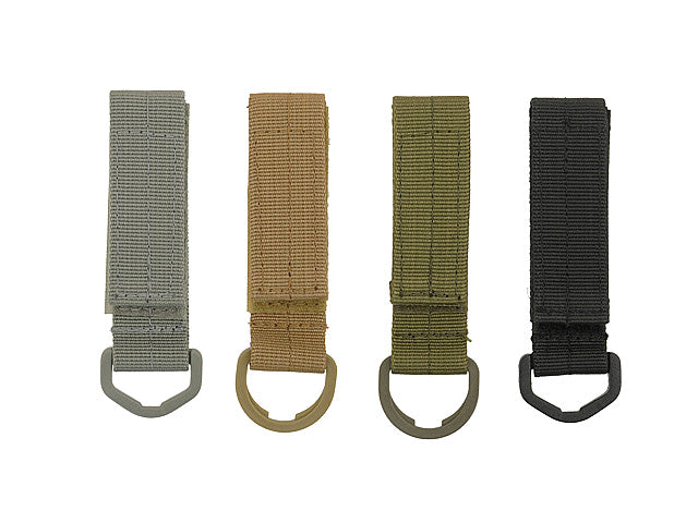Belt/backpack strap with d-ring