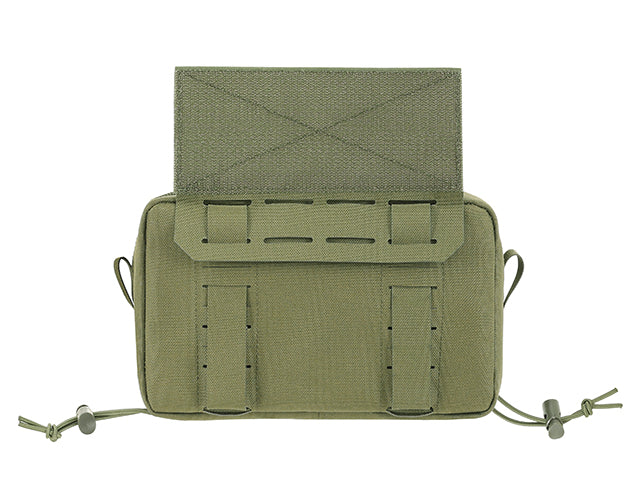 Two-Pocket Utility Pouch with Mounting Panel, Laser Cut