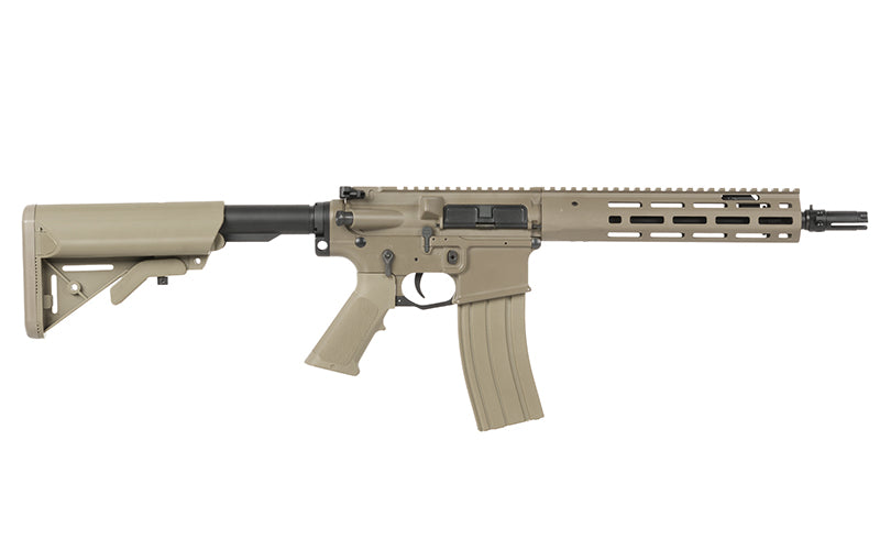 WE13 9,5" M4/AR-15 Knight's Armament Airsoft Riffel, 30 RPS, ETU - TAN