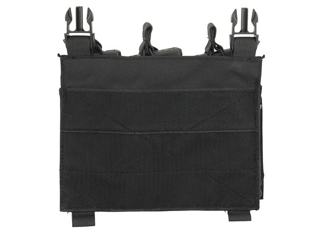 Buckle Up Triple 5.56/Pistol Pouch Panel - BK
