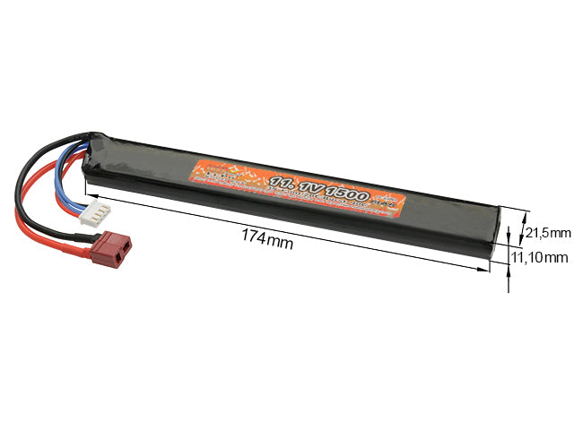 Batteri LiPo 1500mAh 11.1V 20/40C