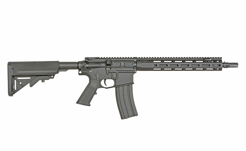WE13 13" M4/AR-15 Knight's Armament Airsoft Riffel, 30 RPS, ETU - Sort