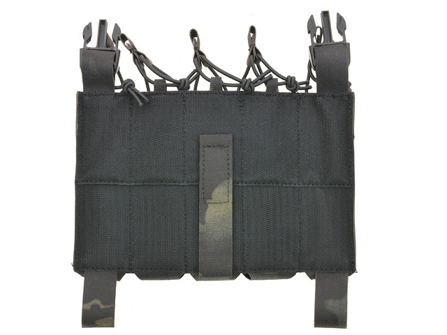 MP5 5-Magazine Pouch, Buckle-Up, Laser-Cut - Multicamo Black