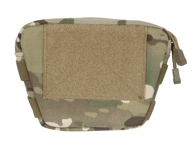 Drop Down Under Zip Pouch for Plate Carrier - Multicamo