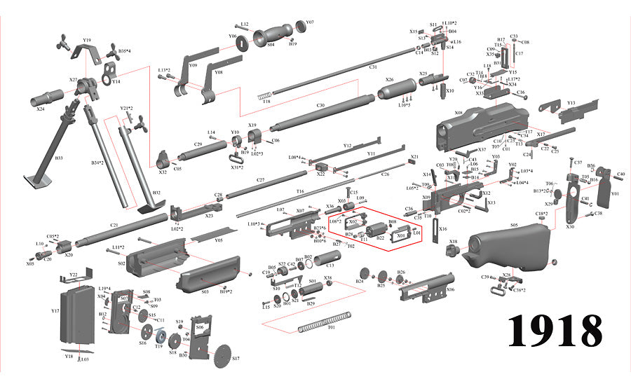 Short Motor til M1918 BAR