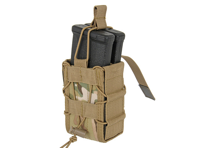 MOLLE Double Rifle Mag Speed Pouch - Multicamo