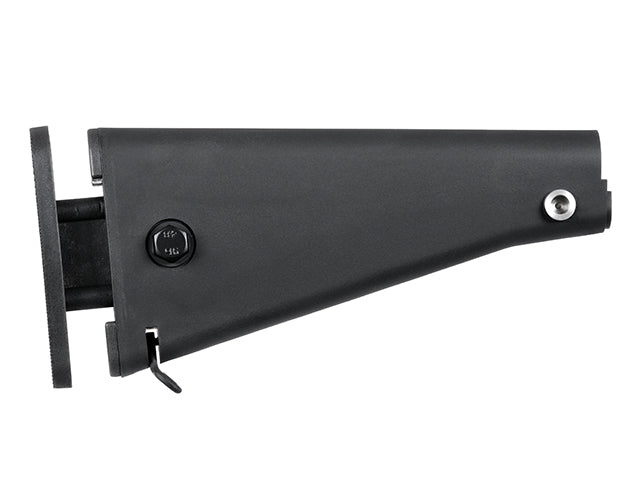 Adjustable fixed kolbe til SR-25/AR-15/M4 - Sort