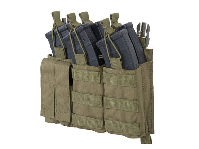 Buckle Up Triple AK Mag/Pistol Pouch Panel - Olive