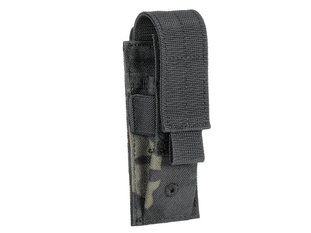 Single pouch for pistol magazines - multicamo black