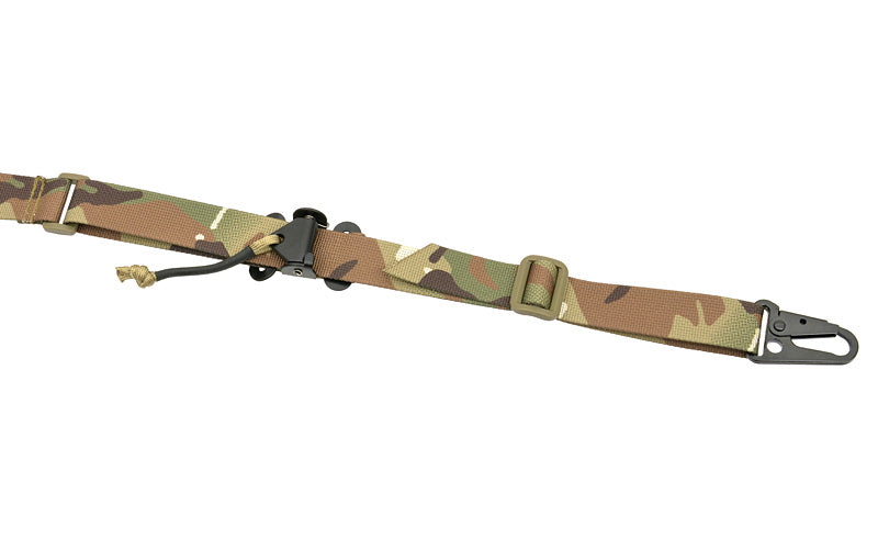Two-point tactical sling with quick adjustment - Multicamo