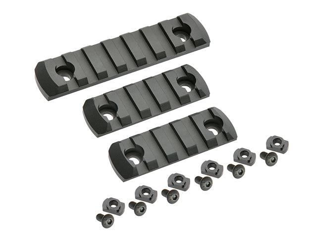 Set of 3 Mounting Rails til M-LOCK Forskæfte - Sort