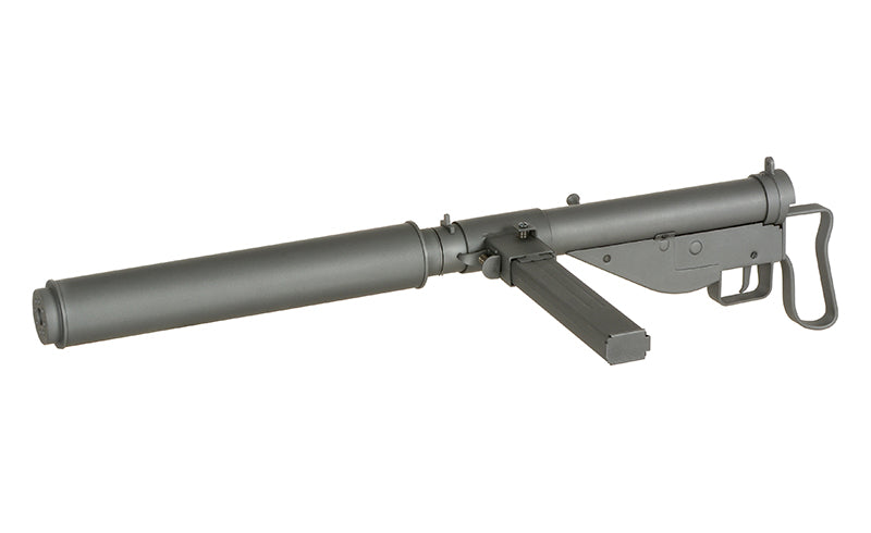 STEN MK2 SOE Commando Greb Full Steel maskinpistol Replica - Grå