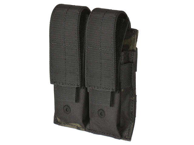 Double pouch for pistol magazines - Multicamo Black