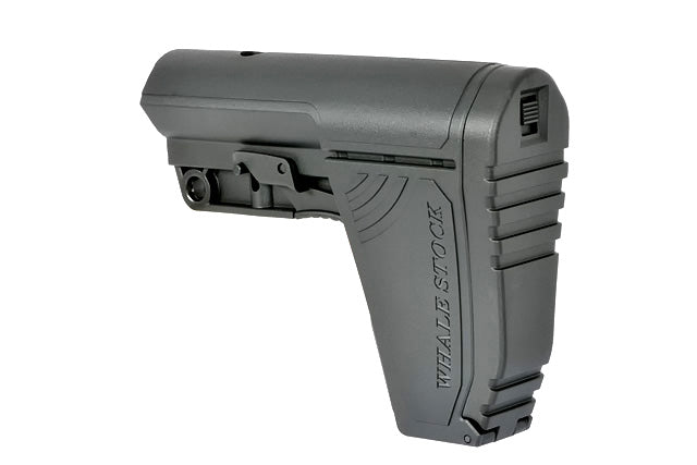 Adjustable Whale kolbe til AR-15/M4 Short - Sort