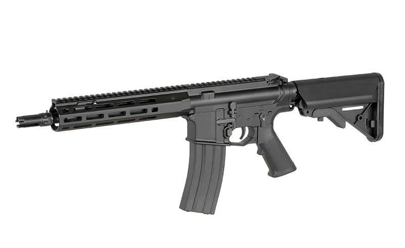 WE13 9,5" M4/AR-15 Knight's Armament Airsoft Riffel, 30 RPS, ETU - Sort