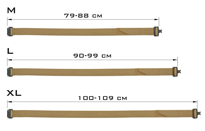 Rigid belt M with QD buckle