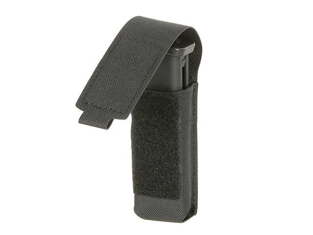 Enkelt Laser-Cut Pistol magasinlomme med Flap - Sort