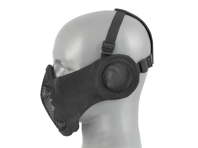 Low-Profile Mesh Mask with Cheek and Ear Protection type B