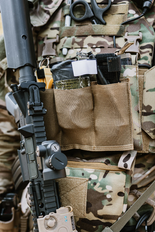 Elastic Triple M4/M16 Magazine Pouch