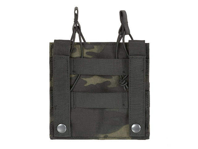 Modular Open Top Double MAG Pouch For 5.56 - Multicamo Black