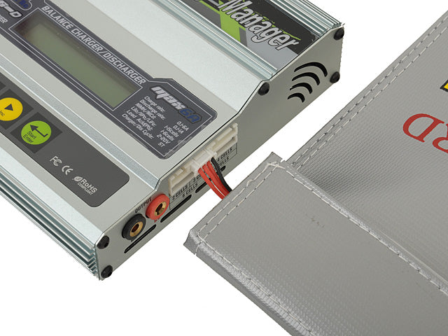 (18x23 cm) LiPo Guard - Safety Batteri Charging/Storing Mellem Taske