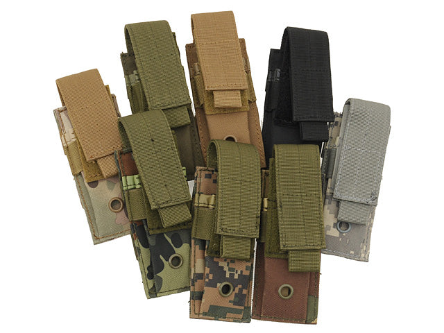 Single pouch for pistol magazines