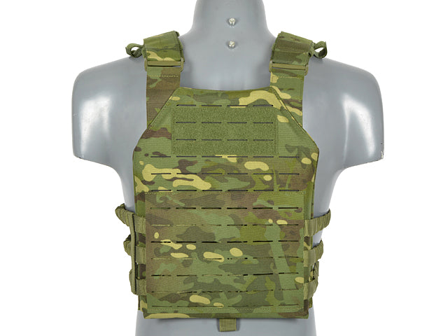 Laser-Cut “Buckle Up" Assault Plate Carrier with AR15/AK Magazine Pouch — MT