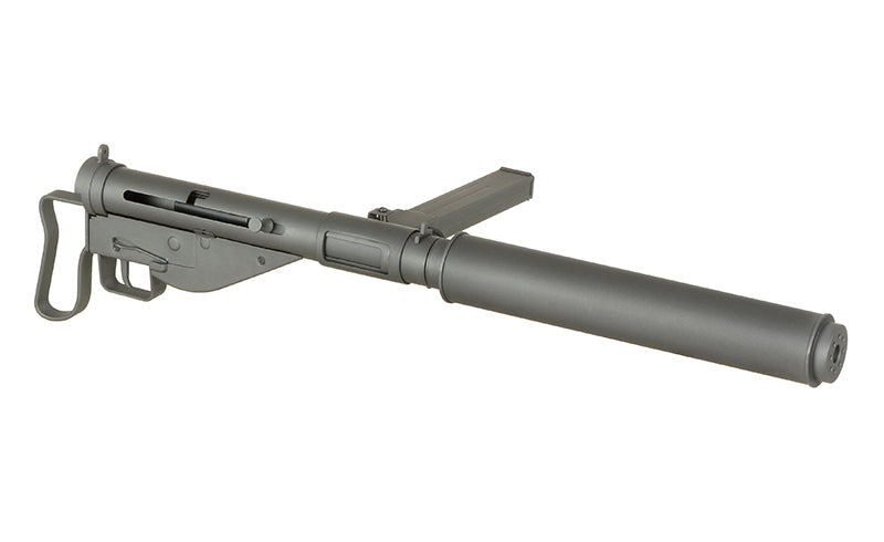 STEN MK2 SOE Commando Greb Full Steel maskinpistol Replica - Grå