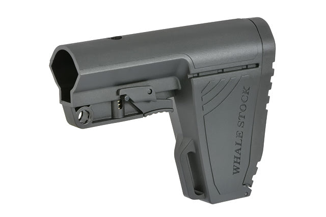 Adjustable Whale kolbe til AR-15/M4 Short - Sort
