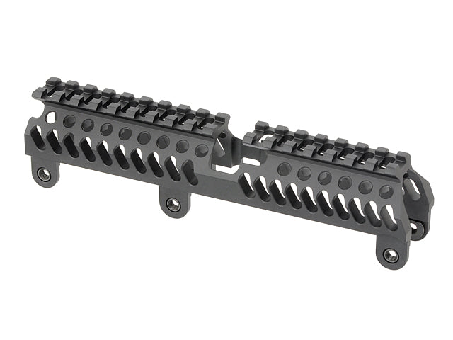 Taktisk russisk AK gas tube cover long - Sort
