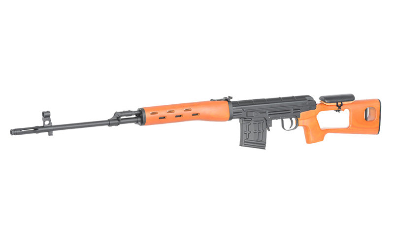 SVD Airsoft Bolt Action Sniper Riffel - ægte træ