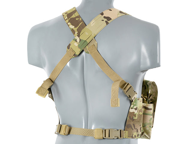 Chest Rig Laser-Cut with AR/AK Pouches - Multicamo