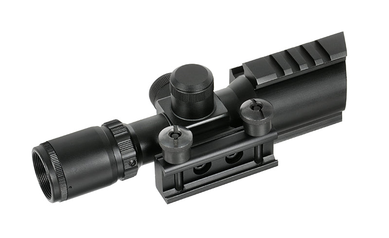 1.5-5x32 Riflescope w/ Integrated Mount, Rails - Black
