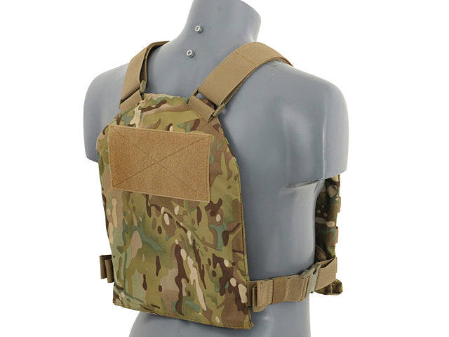 Simple Plate Carrier with Dummy Soft Armor Inserts - Multicamo