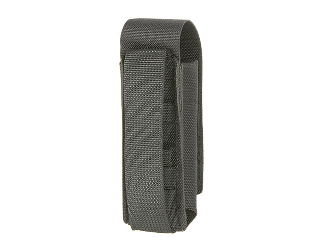 Enkelt Laser-Cut Pistol magasinlomme med Flap - Sort