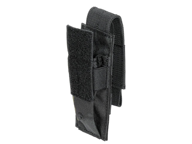 Single pouch for pistol magazines - multicamo black